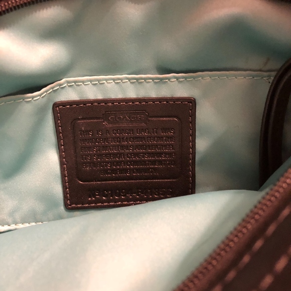 Coach Zoe black/grey satchel - Picture 8 of 8